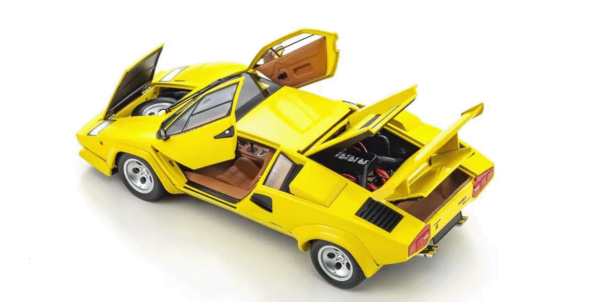 Kyosho 1/18 Lamborghini Countach Lp5000 Yellow-Kiichin - The #1 Place for Japanese Goods in Your Hand!