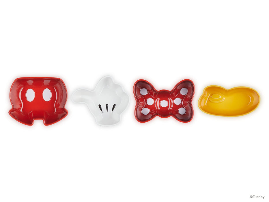 Le Creuset Disney Mickey Minnie Mini Dish Set 4pc Oven Safe Japan Import-Kiichin - The #1 Place for Japanese Goods in Your Hand!