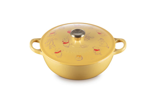 Le Creuset Quince Yellow Disney 22cm Marmit Pot Direct Flame IH Compatible-Kiichin - The #1 Place for Japanese Goods in Your Hand!
