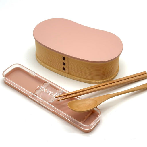 Yamaya Lacquerware Shop Magewappa Pastel Bento Set Wooden Pink Lunch Box-Kiichin - The #1 Place for Japanese Goods in Your Hand!