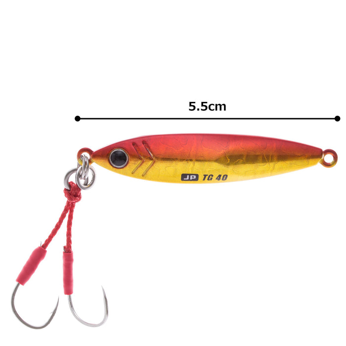Major Craft Jigpara Tg40G Red Gold Metal Jig 40g-Kiichin - The #1 Place for Japanese Goods in Your Hand!