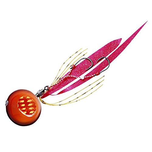 Major Craft Metal Jig Tai Chisel 80G - Orange Red Model TM-80/#2-Kiichin - The #1 Place for Japanese Goods in Your Hand!