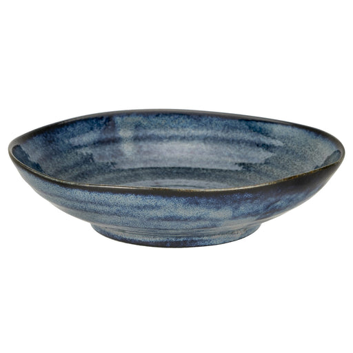 Ichikyu Navy Mino Ware 21cm Deep Dish Microwave Dishwasher Safe Japan Made-Kiichin - The #1 Place for Japanese Goods in Your Hand!