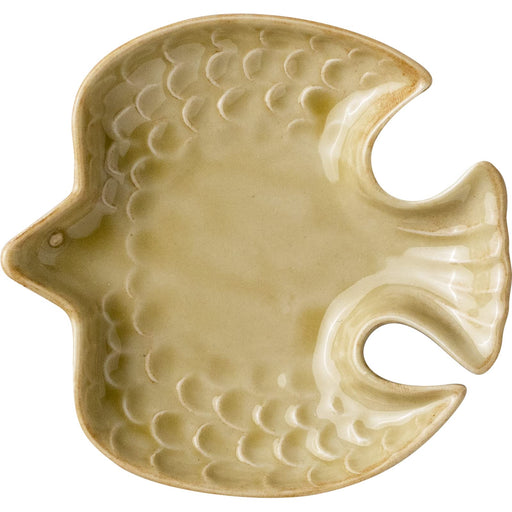 Minoru Pottery Mino Ware Dinky 120 Tri-Shaped Kinako Plate-Kiichin - The #1 Place for Japanese Goods in Your Hand!