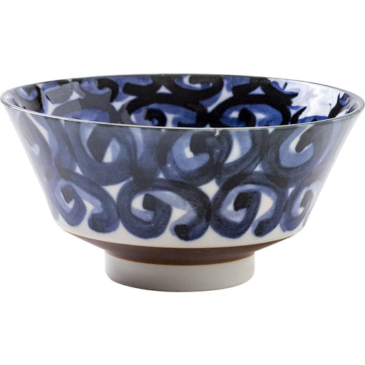 Minoru Pottery Mino Ware 130ml Graph Tea Bowl Uzu Design-Kiichin - The #1 Place for Japanese Goods in Your Hand!