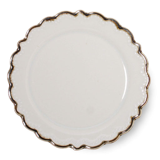 Minoru Pottery Mino Ware Omnis 185 Round Plate 18.5cm Sabi Finish-Kiichin - The #1 Place for Japanese Goods in Your Hand!