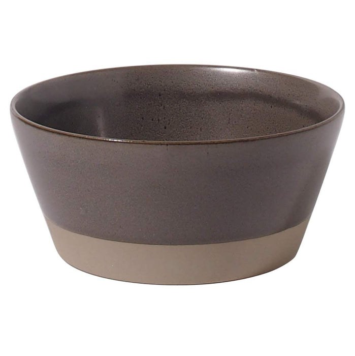 Minoru Pottery Mino Ware Black Bowl with Lid 13cm 130 Pack Plantaree-Split-Kiichin - The #1 Place for Japanese Goods in Your Hand!