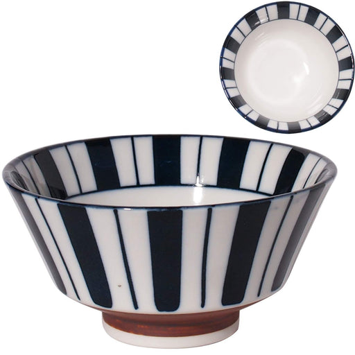 Minoru Pottery Mino Ware Suzu 130 Tea Bowl Tokusa Design-Kiichin - The #1 Place for Japanese Goods in Your Hand!