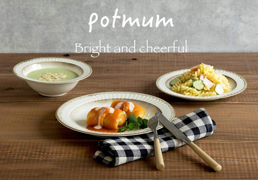 Minoru Pottery Large Bowl 21.1cm for Soup and Salad-Kiichin - The #1 Place for Japanese Goods in Your Hand!