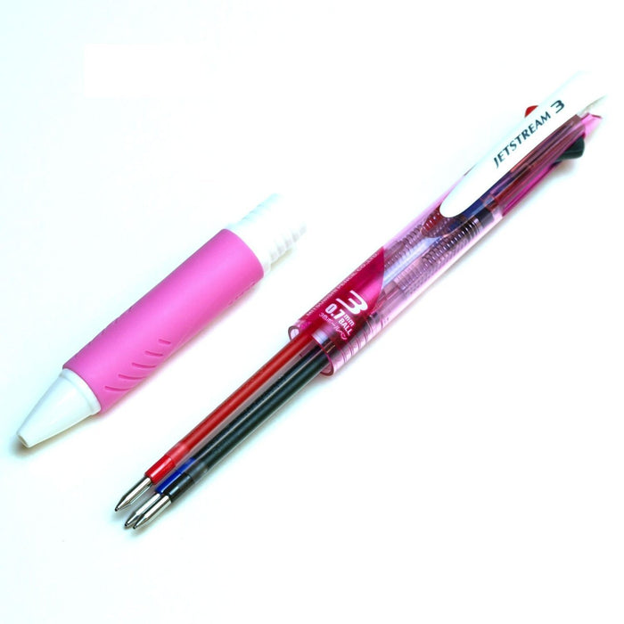 Mitsubishi Pencil Jet Stream 3-Color Ballpoint Pen Easy to Write 0.7 Pink-Kiichin - The #1 Place for Japanese Goods in Your Hand!