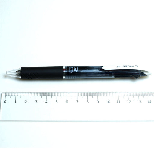 Mitsubishi Pencil Jet Stream 3 Color Ballpoint Pen 0.7mm Transparent Black-Kiichin - The #1 Place for Japanese Goods in Your Hand!