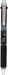 Mitsubishi Pencil Jet Stream 3-Color 0.7 Ballpoint Pen Transparent Black Easy to Write-Kiichin - The #1 Place for Japanese Goods in Your Hand!