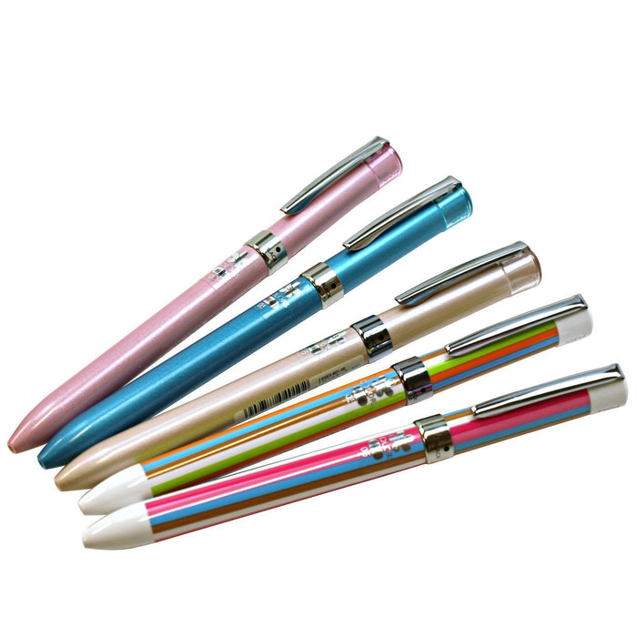 Mitsubishi Pencil Jet Stream 3-Color Ballpoint Pen 0.5mm Point Sugar Pink-Kiichin - The #1 Place for Japanese Goods in Your Hand!