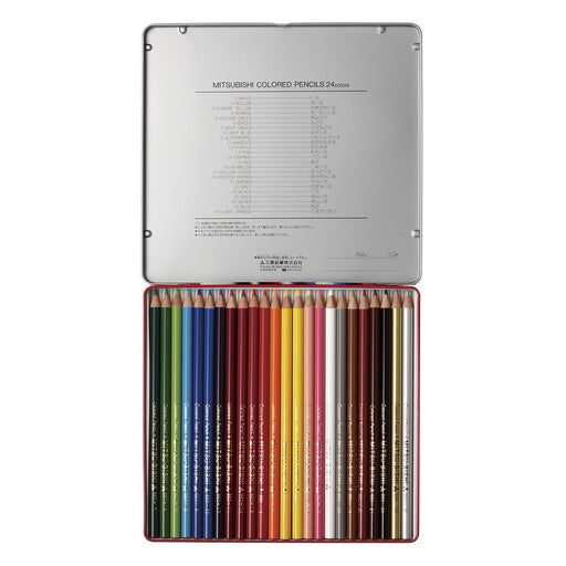 Mitsubishi Pencil - 880 Uni Palette Elementary School Pink 24 Colored Pencils-Kiichin - The #1 Place for Japanese Goods in Your Hand!