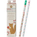 Mitsubishi Pencil Hahatoko HT01 B Squirrel & House Drawing Pencil 1 Dozen K5610B-Kiichin - The #1 Place for Japanese Goods in Your Hand!