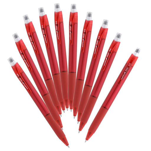 Mitsubishi Pencil Uniball Re 0.5 Erasable Ballpoint Pen Rose Red 10-Pack-Kiichin - The #1 Place for Japanese Goods in Your Hand!