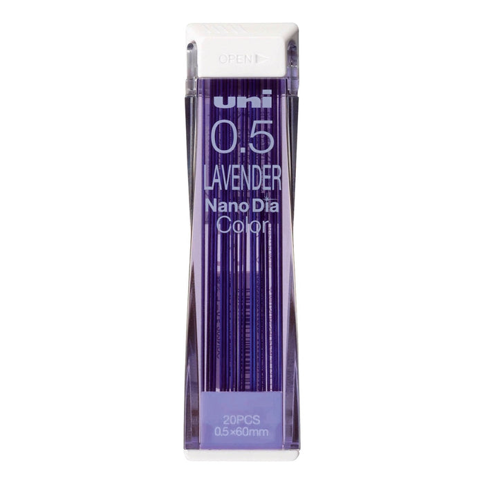 Mitsubishi Pencil Nano Diamond Erasable 0.5 Lead in Lavender - Pack of 10-Kiichin - The #1 Place for Japanese Goods in Your Hand!