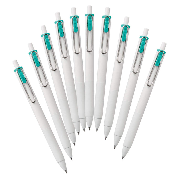 Mitsubishi Pencil Uniball One Gel Ballpoint Pen 0.38 Emerald 10 Pieces-Kiichin - The #1 Place for Japanese Goods in Your Hand!