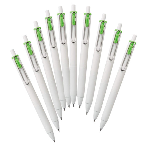 Mitsubishi Pencil Uniball One Gel Ballpoint Pen 0.38 Lime Green 10-pieces-Kiichin - The #1 Place for Japanese Goods in Your Hand!