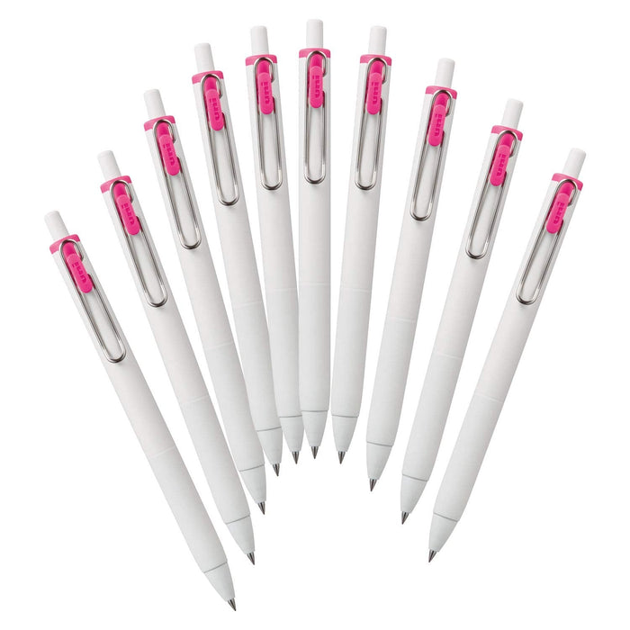Mitsubishi Pencil Uniball One Gel Ballpoint Pen 0.38mm Pink 10-Pack-Kiichin - The #1 Place for Japanese Goods in Your Hand!