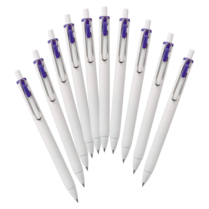 Mitsubishi Pencil Uniball One Gel Ballpoint Pen 0.38 Royal Blue 10 Pieces Pack-Kiichin - The #1 Place for Japanese Goods in Your Hand!