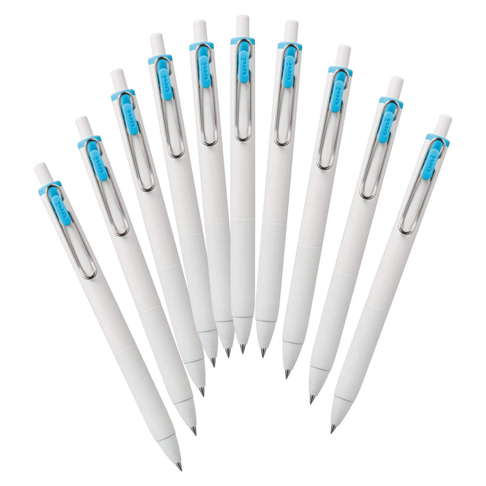 Mitsubishi Pencil Uniball One 0.5 Gel Ballpoint Pen Sky Blue 10 Piece Pack-Kiichin - The #1 Place for Japanese Goods in Your Hand!