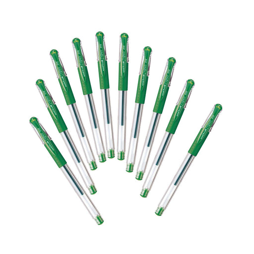 Mitsubishi Pencil Uniball Signo Gel Ballpoint Pen Green 0.38 10-Pack-Kiichin - The #1 Place for Japanese Goods in Your Hand!
