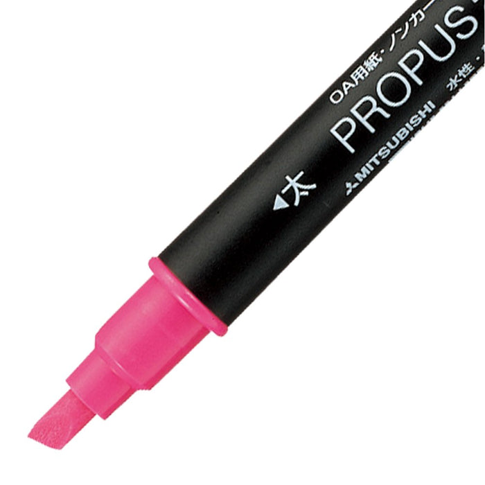 Mitsubishi Pencil Propass 2 Highlighter 10 Vibrant Colors Pack - PUS101TN10C-Kiichin - The #1 Place for Japanese Goods in Your Hand!