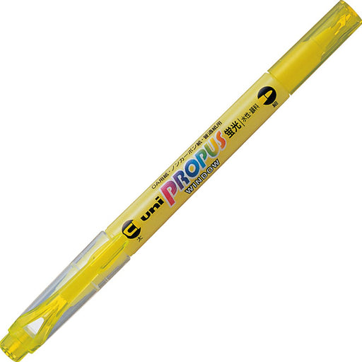 Mitsubishi Pencil Propass Window Yellow Highlighter Pack of 10-Kiichin - The #1 Place for Japanese Goods in Your Hand!