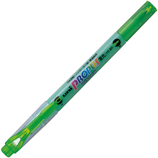 Mitsubishi Pencil Propass Window Green Highlighters - Pack of 10 Pieces-Kiichin - The #1 Place for Japanese Goods in Your Hand!