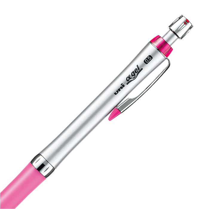 Mitsubishi Pencil Alpha Gel Slim 0.5 Mechanical Pencil in Rose Pink-Kiichin - The #1 Place for Japanese Goods in Your Hand!