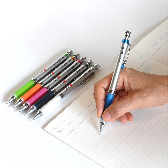 Mitsubishi Pencil Alpha Gel Slim 0.5 Mechanical Pencil in Rose Pink-Kiichin - The #1 Place for Japanese Goods in Your Hand!