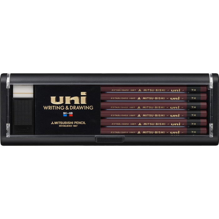 Mitsubishi Pencil Uni 7H - High-Quality Pencils in Bulk 1 Dozen Pack-Kiichin - The #1 Place for Japanese Goods in Your Hand!