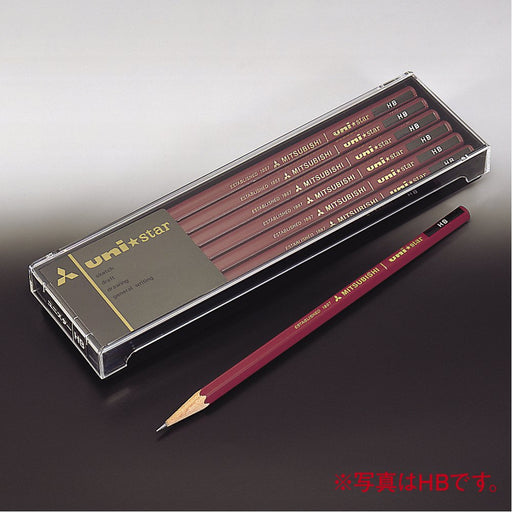 Mitsubishi Pencil Unistar 3B - Pack of 12 Superior Quality Pencils-Kiichin - The #1 Place for Japanese Goods in Your Hand!