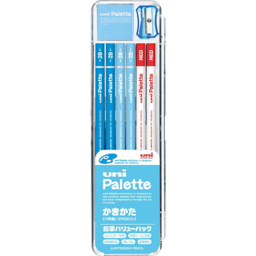 Mitsubishi Pencil Value Pack - Uni Palette 2B Pastel Blue K10542B-Kiichin - The #1 Place for Japanese Goods in Your Hand!