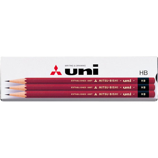 Mitsubishi Pencil Uni-K HB Quality 1 Dozen Paper Box Pencils by Mitsubishi-Kiichin - The #1 Place for Japanese Goods in Your Hand!