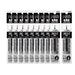 Mitsubishi Pencil Uniball Signo 307 Black Refill 0.5mm Pack of 10 Pieces-Kiichin - The #1 Place for Japanese Goods in Your Hand!