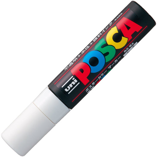 Mitsubishi Pencil White Water-Based Posca Pen with Extra Thick Square Lead Pc17K.1-Kiichin - The #1 Place for Japanese Goods in Your Hand!