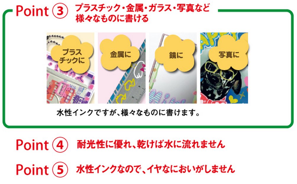 Mitsubishi Pencil Water-Based Fine Point Posca Pen Yellow Pc3M.2 10 Pieces Pack-Kiichin - The #1 Place for Japanese Goods in Your Hand!