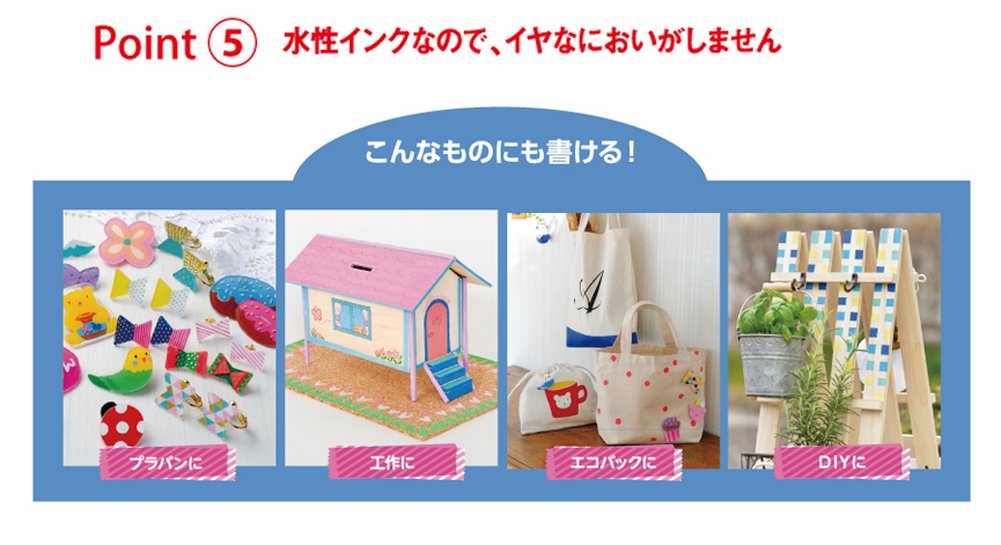 Mitsubishi Pencil Posca Medium Point Water-Based Pen 10 Pieces Light Pink PC5M.51-Kiichin - The #1 Place for Japanese Goods in Your Hand!