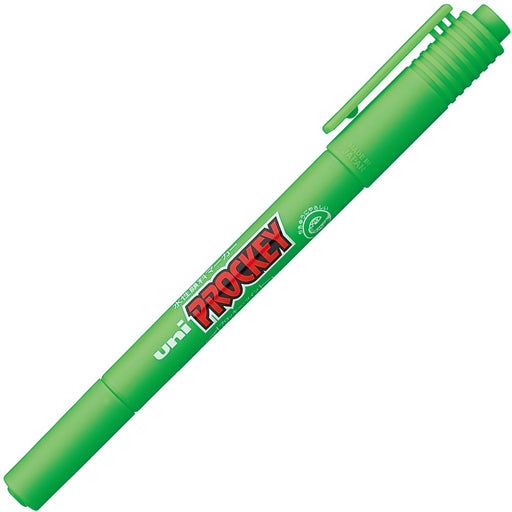 Mitsubishi Pencil Procky Twin Extra Fine PM120T.5 Water-Based Pen Yellow Green 10 Pieces-Kiichin - The #1 Place for Japanese Goods in Your Hand!