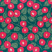 Musubi Aqua Drop Camellia Moss Green Water Repellent Furoshiki - 100cm Polyester-Kiichin - The #1 Place for Japanese Goods in Your Hand!