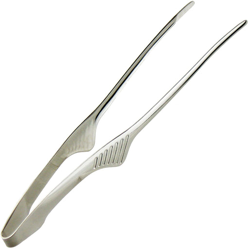 Nagao Clever Tongs 24Cm Stainless Steel Mirror Finish Camping BBQ Japan-Kiichin - The #1 Place for Japanese Goods in Your Hand!