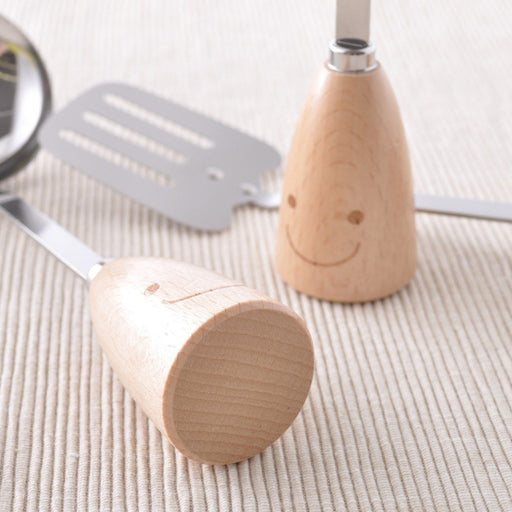 Nagao Waiwai Kitchen Pizza Cutter & Cake Server Set Stainless Steel Wood Japan-Kiichin - The #1 Place for Japanese Goods in Your Hand!