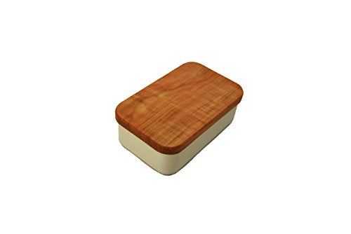 Noda Horo Enamel Butter Dish for 200g - Durable and Stylish Butter Keeper