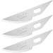 Olfa Art Knife Pro Curved Blade Replacement 3 Pieces Set - Xb157K-Kiichin - The #1 Place for Japanese Goods in Your Hand!