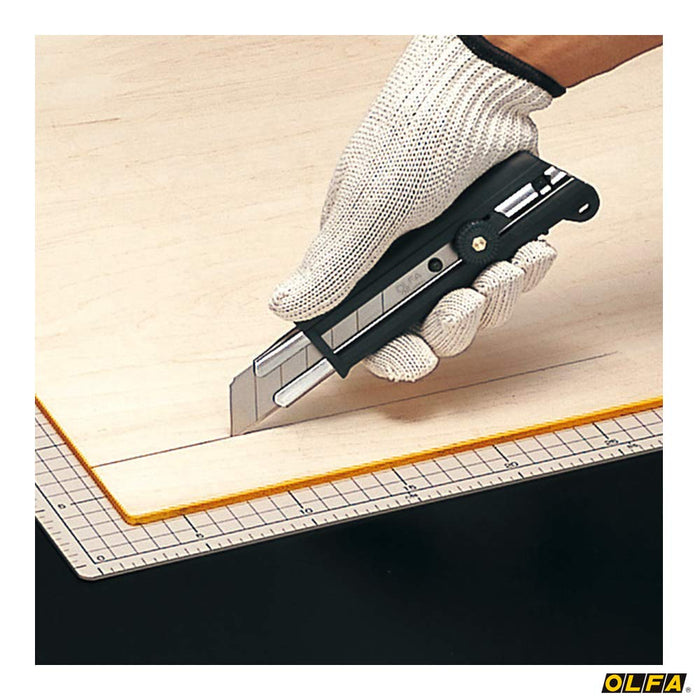 Olfa Non-Slip H-Type Cutting Tool Gray for Precision and Safety-Kiichin - The #1 Place for Japanese Goods in Your Hand!
