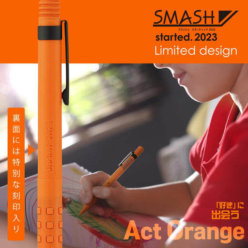 Pentel Smash Limited Edition Mechanical Pencil 0.3mm Vibrant Orange-Kiichin - The #1 Place for Japanese Goods in Your Hand!