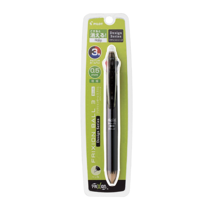Pilot Frixion Ball 3 Slim Multi-Color Ballpoint Pen 0.5mm Modern Wood