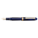 Platinum Fountain Pen #3776 Century Extra Thick Chartres Blue Size 139.5X15.4mm Weight 20.5G-Kiichin - The #1 Place for Japanese Goods in Your Hand!